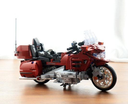 Motorcycle harley Davidson - moc car building bricks - Letsgomoc